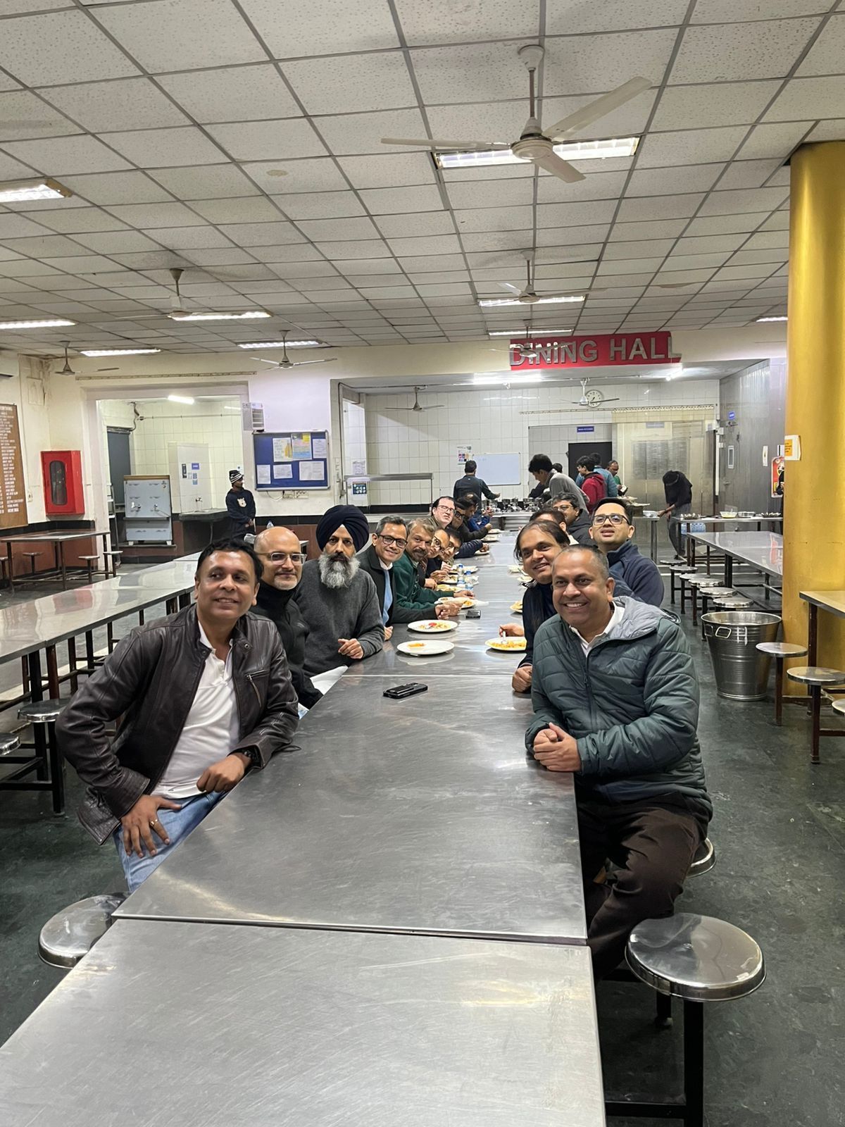 Samresh Kumar at IIT Delhi dining hall reunion