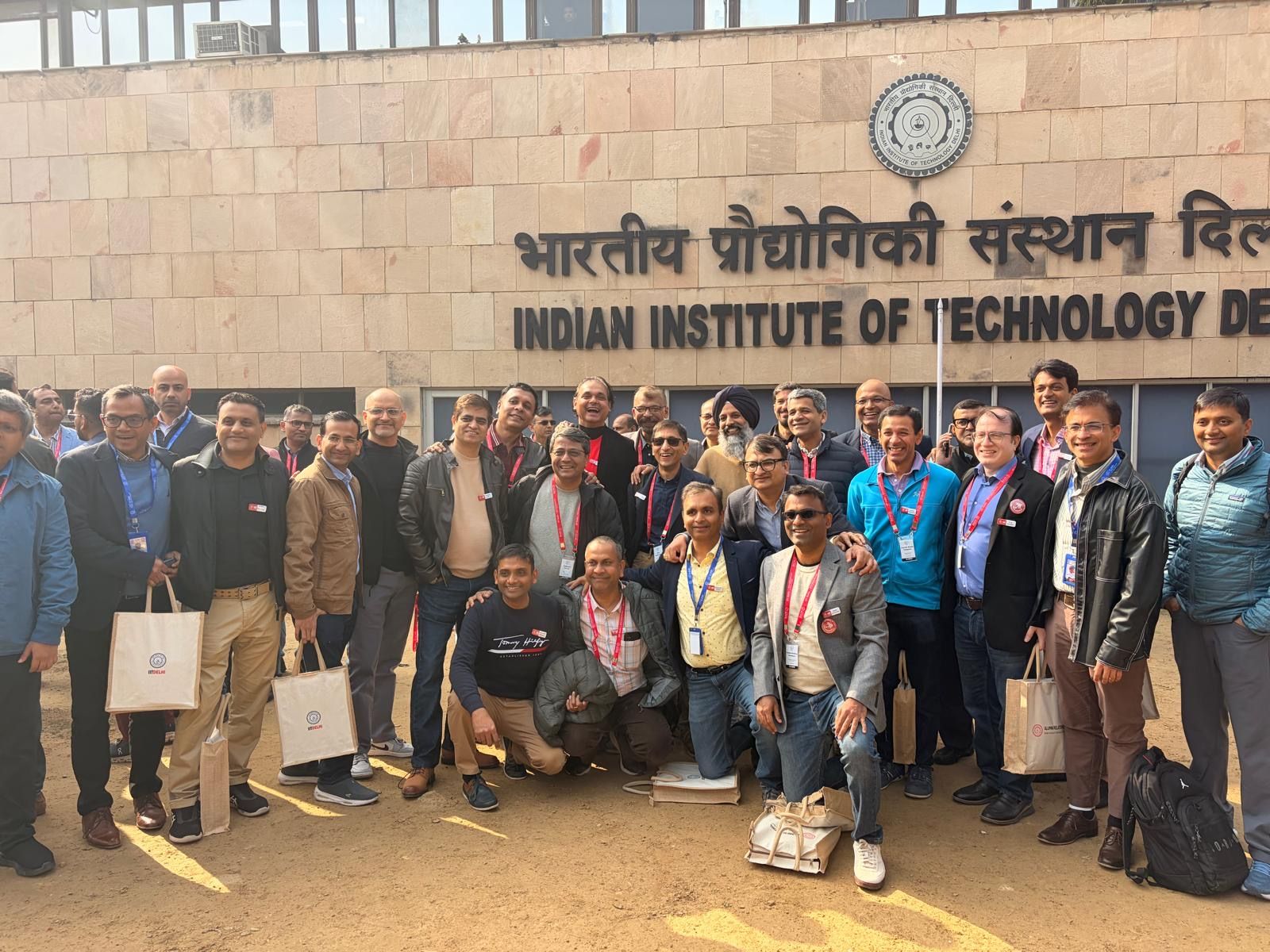 Samresh Kumar with IIT Delhi alumni