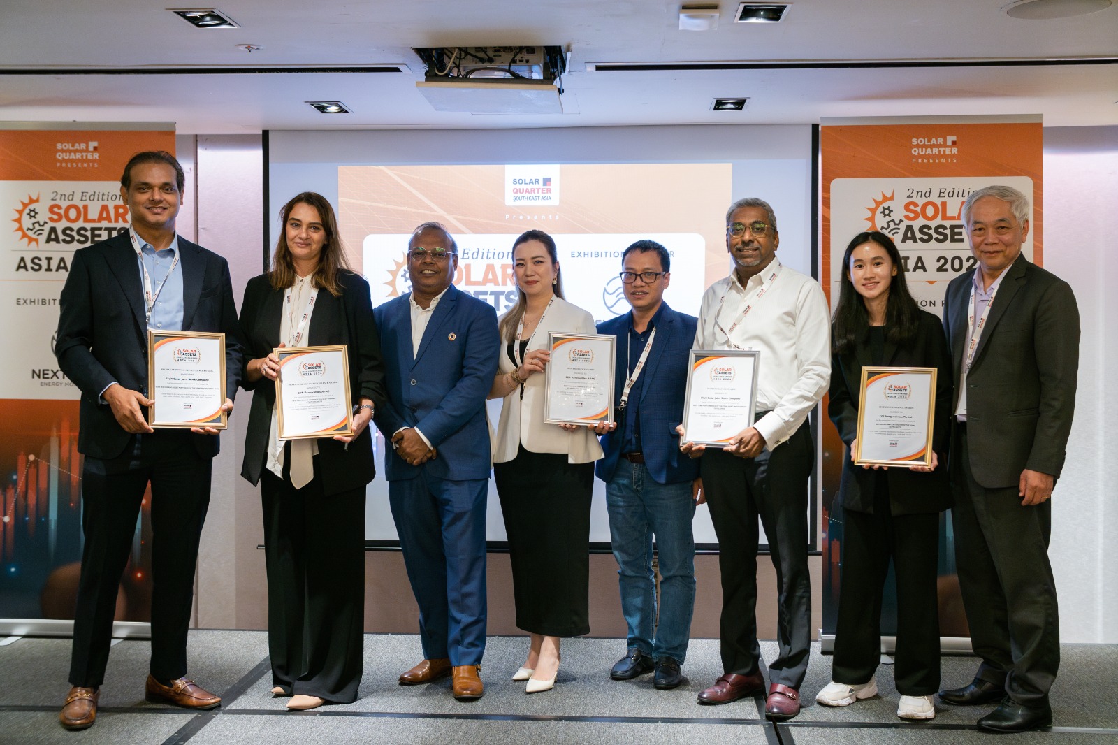 Samresh Kumar at Solar Assets Asia awards